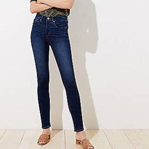 LOFT | PETITE HIGH WAIST SLIM POCKET SKINN…
